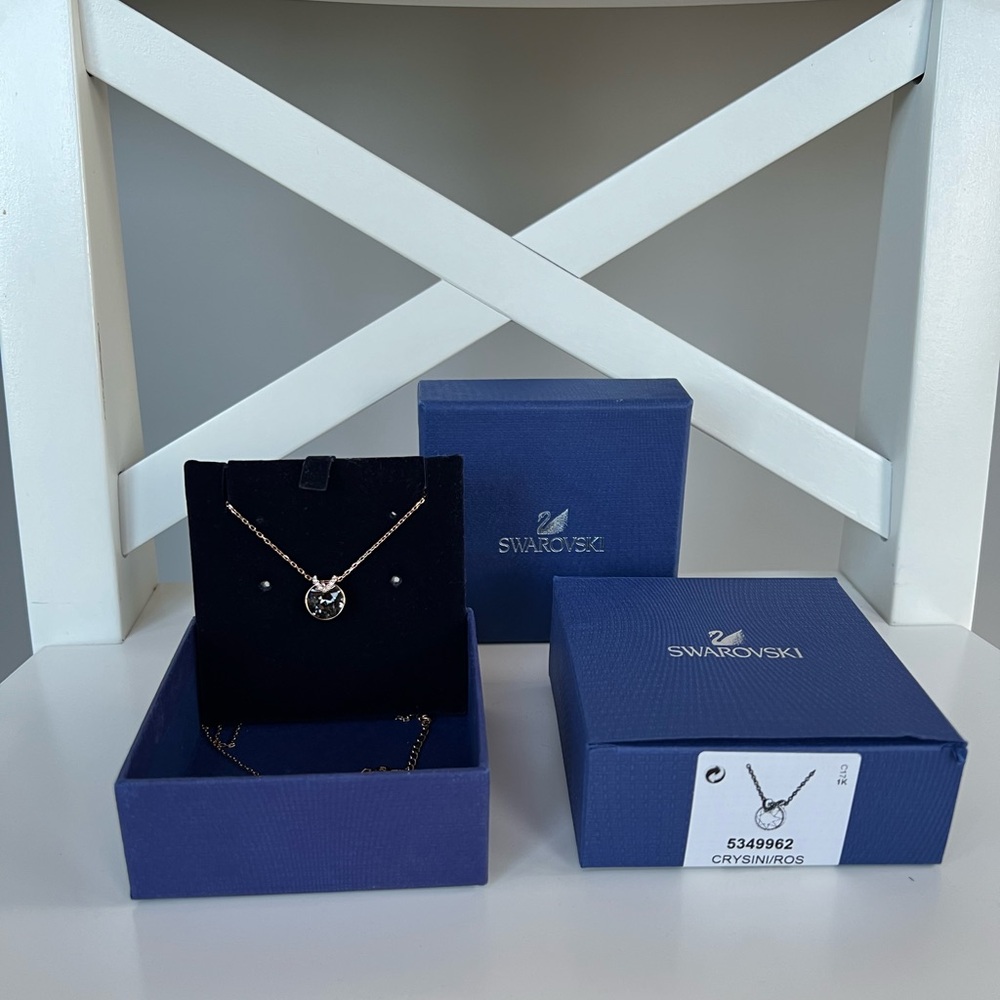 Swarovski Bella V Necklace Rose Gold Brand New